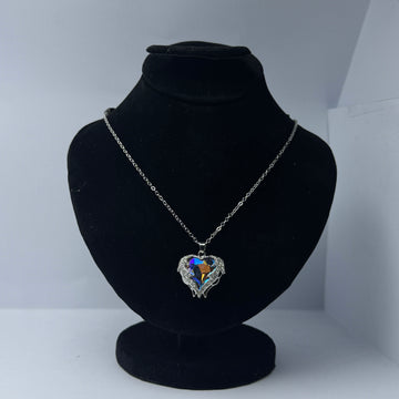 Angel heart necklace