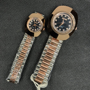 Rado Metal Couple Watches