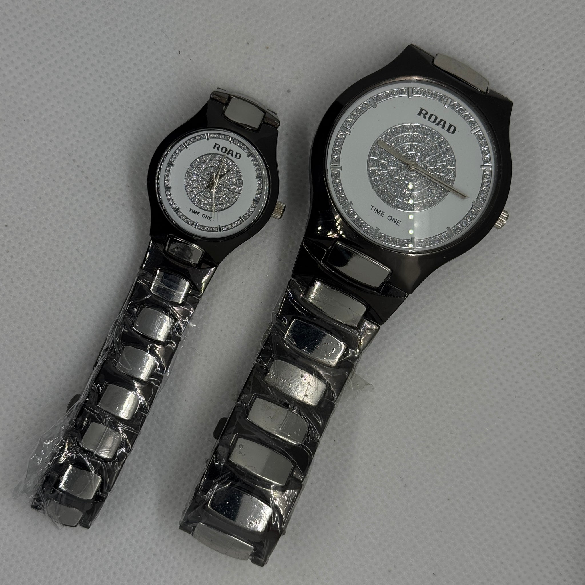 Black And White Rado Stones Couple watches